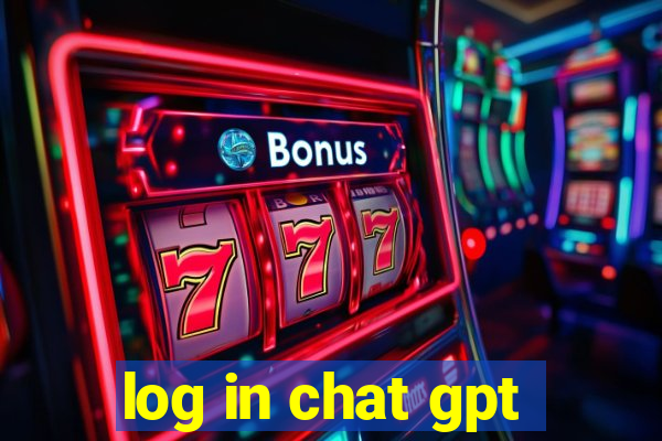 log in chat gpt