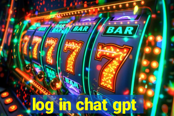 log in chat gpt