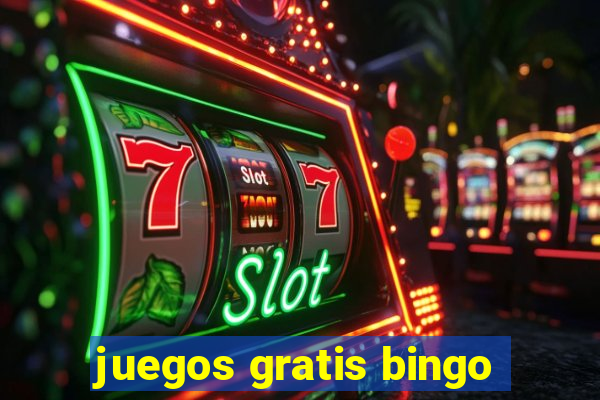 juegos gratis bingo