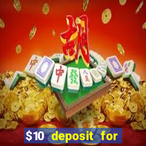 $10 deposit for crypto casino