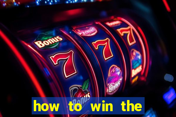 how to win the slot machine