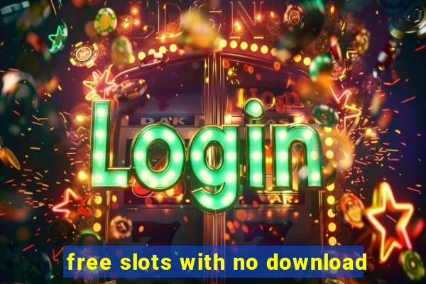 free slots with no download