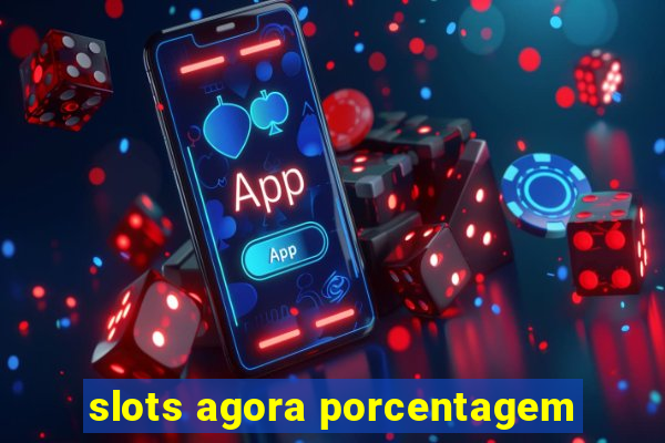 slots agora porcentagem