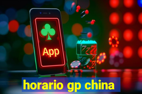 horario gp china