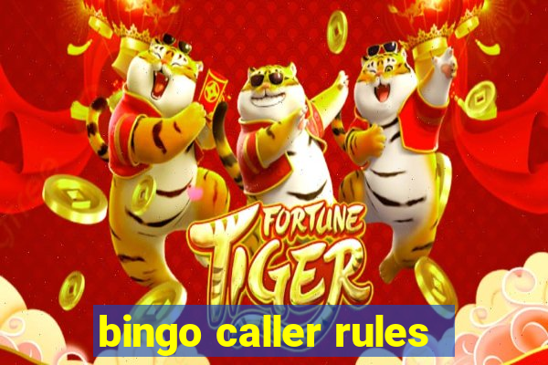 bingo caller rules