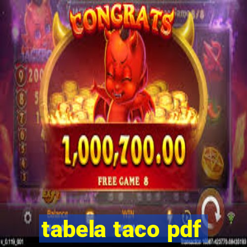 tabela taco pdf