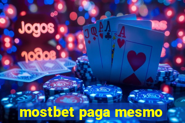 mostbet paga mesmo